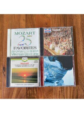 Mozart Classical CD Lot of 4 25 Favorites Clarinet Concerto In Love Album Box